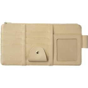 Resim Magideal Suntek Kartları Saklamak Için Otomatik Güneşlik Bej 