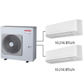 Resim Toshiba 2m Multi Split Klima 10.000 10.000 Btu/h A 