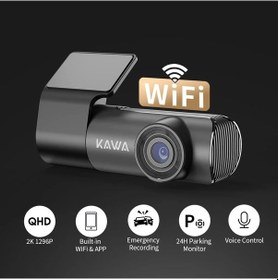 Resim Cloudstore Kawa D5 2k Araç Kamerası Ses Kontrol Wifi Gece Görüşü Park Kaydı Tf Kart Yok 