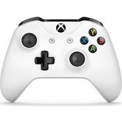 Resim Microsoft Xbox One S Kablosuz Oyun Kumandası - Beyaz ( 8.Nesil ) Microsoft