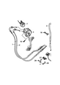 Resim Honda Crf 250 L Gaz Teli Halatı 2012-2020 1 Nolu 
