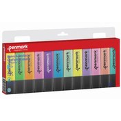 Resim Penmark Fosforlu Kalem 12 Li Karışık Renk 6 Pastel+ 6 Neon 