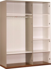 Resim Meltem Kids Natura Genç Odası Dört Kapılı Dolap 