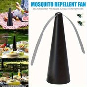 Resim 1 Taşınabilir Pil ile Çalışan Sivrisinek Kovucu Fan, ABS Dayanıklı Malzeme, Çoklu Hız Ayarlanabilir Rüzgar, Yaz Piknikleri ve Kamp için Otomatik Uçucu, Açık Hava Sivrisinek Kontrolü | Modern Tasarım | Dayanıklı ABS Fan, Sivrisinek Kovucu 