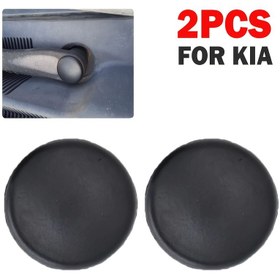 Resim For Hyundai for KIA Ceed Cee'D ED Optima Picanto Sorento Soul Carens Cerato için 2X Araba Ön silecek yıkama kolu somun kapakları 983903F000 