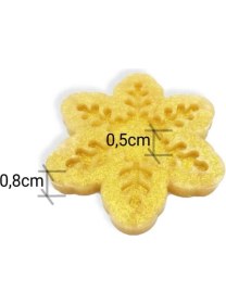 Resim Teknotrust Kar Tanesi Kalıbı - Premium Seri Silikon Kalıp Epoksi Reçine Döküm Çalışmaları 6,5 cm 