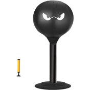 Resim Homyl Masaüstü Boks Torbası Hediye Reaksiyon Topu Ev Siyah 