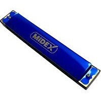 Resim Midex HN-20BL Mavi 20 Delikli Mızıka 