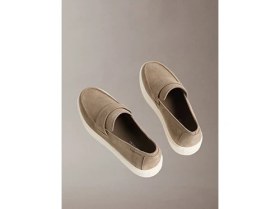 Resim Calvin Klein Erkek Hybrid Clean Süet Deri Loafer 