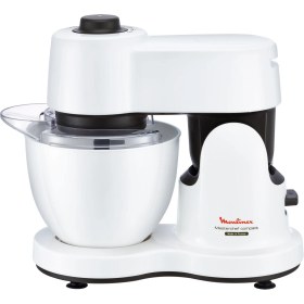 Resim Moulinex QA2101 Mutfak Robotu Masterchef Gurme Beyaz (700 W, 3,5 L Hacim, 4 Hız Ayarı) Beyaz / Gri 