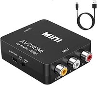 Resim ABLEWE RCA to HDMI Adaptörü, RCA HDMI 1080P Mini AV'den HDMI Kompozit CVBS Video Ses Desteği, PC/Laptop/Xbox/PS4/PS3/TV/STB/VCR için PAL/NTSC DVD Kamera 
