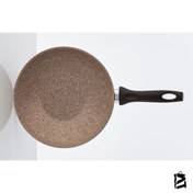 Resim Falez Creamy Granit Wok 28 Cm Tava 