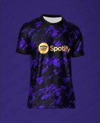 Resim Snapbuy Barcelona Yazlık Futbol Forması Erkek Kadın Rahat Nefes Çabuk Kuruyan T-shirtmavi Mavi 