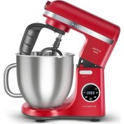 Resim Karaca Mastermaid Chef Ultra D2000W Dijital Ekranlı Hamur Yoğurma Makinesi Imperial Red 7 L 