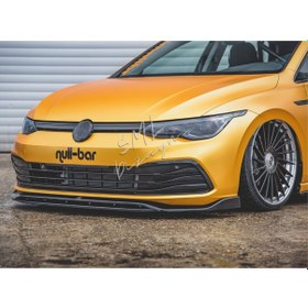 Resim Volkswagen Golf 8 Ön Lip 2 Parça Plastik 