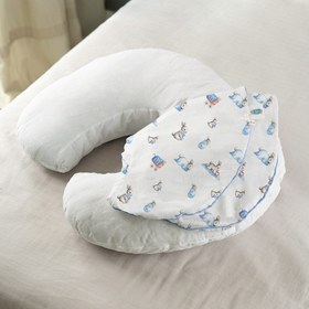 Resim Müslin Bebek Emzirme Destek Yastığı Kılıfı - Bébé Lapin 