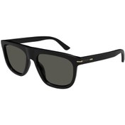 Resim Gucci Gg 1726s 001 56 Unisex Oval Siyah Kemik Güneş Gözlüğü Siyah 