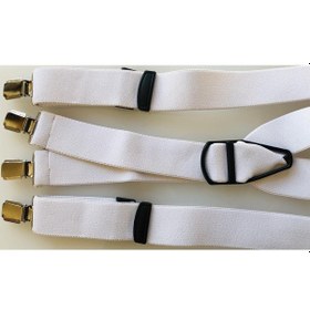 Resim Beyaz Pantolon Askısı 4 Klipsli Beyaz (553343387) 