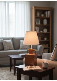 Resim Dekoratif Modern Seramik Amfora Abajur Abj0079 