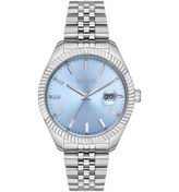 Resim Wesse Wwg208207 Quartz Çelik Gri Mavi Kadran 43 Mm Erkek Kol Saati Gri 