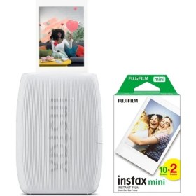 Resim Instax Mini Link 3 Beyaz Akıllı Telefon Yazıcısı ve 20'li Mini Film 