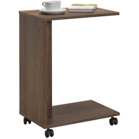 Resim Çok Amaçlı Tekerlekli C Koltuk Sehpası - Oslo Ceviz Oslo Ceviz 