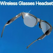 Resim Kablosuz Arama, Müzik Çalma ve Açık Kulak Tasarımına Sahip Akıllı Gözlükler - Dokunmatik Kontrol & Taşınabilir 