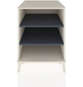 Resim Kronos Komodin 2 Raflı 60x59x80 Aytaşı-antrasit Aytaşı 