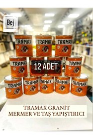 Resim TRAMAX 12'li Granit Mermer Ve Taş Yapıştırıcısı 1200 Gram - Bej 
