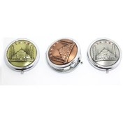 Resim 9081750676753drvs - Metal İstanbul Temalı Yöresel Kabartmalı El Aynası 