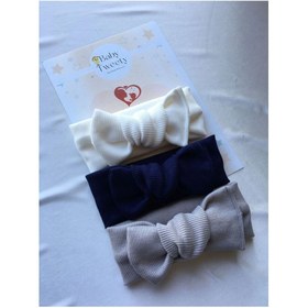Resim Genel Markalar 3'lü El Yapımı Ribana Kız Bebek Bandana 