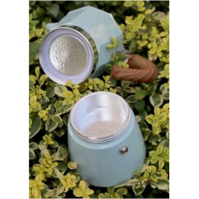 Resim UltraMint 3 Kişilik Moka Pot, Italya Tasarımı, Filtreli Kahve Cezvesi 