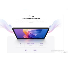Resim Redmi Pad 2 8gb 256GB 11'' TABLET+KALEM+KILIF+KLAVYE+MOUSE 