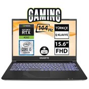 Resim G5 KF-E3EE313SD05 Intel Core i5-12500H 15.6" 32 GB RAM 512 GB SSD 1 TB SSD RTX4060 FHD FreeDOS Gaming Laptop Gigabyte