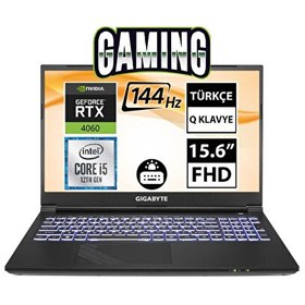 Resim G5 KF-E3EE313SD05 Intel Core i5-12500H 15.6" 32 GB RAM 512 GB SSD 1 TB SSD RTX4060 FHD FreeDOS Gaming Laptop 