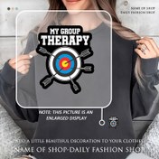 Resim Grup Terapisi Okçuluk Isı Transferi Sticker - Canlı Mavi, Kırmızı ve Sarı Hedef Tasarımı ile Çaprazlar - T-Shirt'ler, Şapkalar, Sırt Çantaları ve Daha Fazlası için Mükemmel - Spor ve Avlanma Tutkunları için Kolay Uygulanabilir Dekal, Okçuluk Aksesuarları 