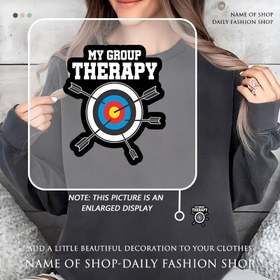 Resim Grup Terapisi Okçuluk Isı Transferi Sticker - Canlı Mavi, Kırmızı ve Sarı Hedef Tasarımı ile Çaprazlar - T-Shirt'ler, Şapkalar, Sırt Çantaları ve Daha Fazlası için Mükemmel - Spor ve Avlanma Tutkunları için Kolay Uygulanabilir Dekal, Okçuluk Aksesuarları 