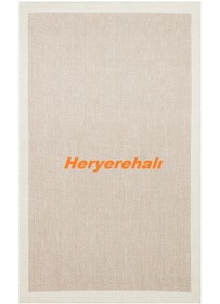 Resim Mono Mno 02 Beıge Hav Toz Vermez Kaymaz Tabanlı Şık Kilim 