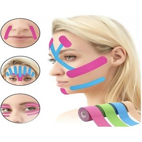 Resim Yüz Kaldırma ve Kırışıklıklar için Kinezyo Tengi Bant 