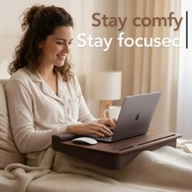 Resim -LS023 Minderli Laptop Sehpası (Ceviz) 