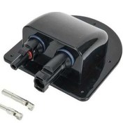 Resim Trendooze Sunshine022 Dayanıklı Abs Fotovoltaik Rv Bağlantı Kutusu - Siyah, Güvenli Kilitleme Siyah 