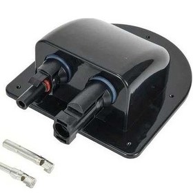 Resim Trendooze Sunshine022 Dayanıklı Abs Fotovoltaik Rv Bağlantı Kutusu - Siyah, Güvenli Kilitleme Siyah 