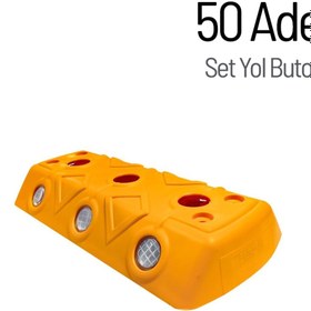 Resim İleri Trafik 50'li Set Yol Butonu Seti 