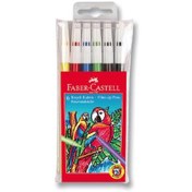 Resim Faber-Castell Keçeli Boya Kalemi Yıkanabilir 6 Renk 5067 155106 