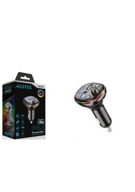 Resim Auris Ars-c9 Bluetooth/usb Fm 20w 2usb+pd Rgb Fm Transmitter 