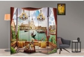 Resim Manzara Temalı Özel Tasarım Paravan Room Divider PRV1171, 180 x 180 