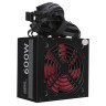 Resim EVEREST EPS-600A, Peak 600W, 12cm Fan, ATX, Aktif PFC, GAMING Power Supply (PSU) Bulk 