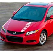 Resim Shoprit Honda Civic Ön Kaput Şerit Sticker Etiket Modeli 