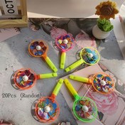 Resim 20 Adet Renkli Düdük Yel Değirmeni Oyuncakları Çocuklar İçin - Canlı Parti Hediyeleri, Piñata Dolguları ve Sınıf Ödülleri - Güvenli Plastik, Çok Renkli Paket (Rastgele Renkler), Eğlenceli Oyuncaklar|Canlı Oyuncaklar|Dayanıklı Düdük, Dış Mekan Oyuncakları 