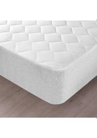 Resim 140x200 Kapitoneli Çift Kişilik Sıvı Geçirmez Alez Fitted Geçmeli Yatak Koruyucu Çok Renkli 